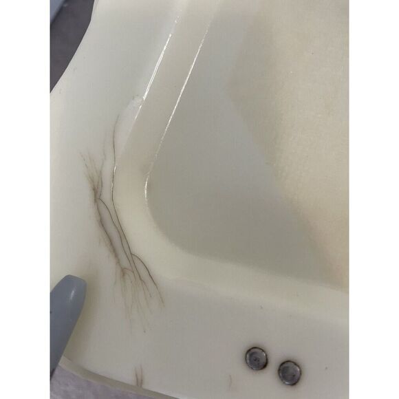 Retro Quaker Folding Metal TV Trays Stands 1950s Set of 4 MCM IMPERFECT READ - Picture 10 of 16